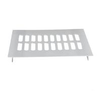 Desiumite 150mm Aluminium Rectangular Air Vent Grille Cover for Wardrobe, Cabinet, Bathroom Door or Shoe Storage with Waterproof Design, Silver(150x150mm)