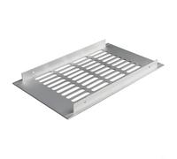 Desiumite 150mm Aluminium Rectangular Air Vent Grille Cover for Wardrobe, Cabinet, Bathroom Door or Shoe Storage with Waterproof Design, Silver(150x250mm)