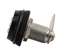 Desiumite 2-Pack 3-Digit Combination Lock for Mailbox, Cabinet, Locker - 25mm Zinc Alloy Security Lock with Customizable Code, Compatible with Metal & Wood Surfaces 10-20(black)