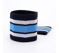 Desiumite 2 Pack Leg Bands for Cycling Pants Protection - Latex Ankle Straps to Keep Trousers Away from Chainring, 285x75mm, Blue