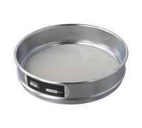 Desiumite 20Cm Chrome Mesh Sample Sieve With 304 Stainless Steel Mesh, Suitable For Pharmaceutical Testing Laboratories, Soil Analysis, Food Screening(100 mesh)
