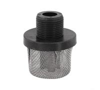 Desiumite 288716 Filter Inlet Suction Strainer for Airless Sprayer - 3/4 Inch Black and Silver Plastic and Metal Inlet Screen Compatible with for X5/LTS15 /LTS17 Prox