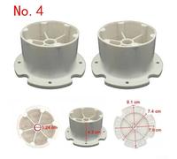 Desiumite 2pcs Electric Toy with Gearbox Connection Adapter for Compatible for Torx 390/550/570 Plastic Wheel Coupler Clip Six Car Dual Drive Tire Conversion No 12 13 Inc(No.4)