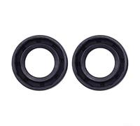 Desiumite 2PCS Oil Seal For 291841 391483 391483S Plastic Replacement Leak Prevention Sturdy Construction Black 1.37x1.37in Easy Install For Lawn Mower Small Engine Equipment