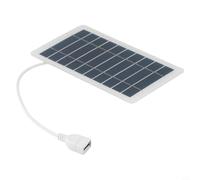 Desiumite 2W 5V Portable Solar Panel Charger for Outdoor USB Device Charging, Compact Mini Polysilicon Design for Camping, Hiking, Travel, and DIY Solar Power Projects