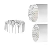 Desiumite 304 Stainless Steel Roof Drain Downpipe Filter Guard for Gutter, Balcony & Garden Floor Drains - Anti-Clogging Mesh Cover Compatible with(200 Tube)