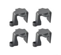 Desiumite 4-Pack Pontoon Boat Square Rail Mudguard Clips for 1" and 1.25" Tubing - ABS Plastic Bumper Hangers, Non-Scratch, For Easy-Adjust Docking(sku)