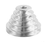 Desiumite 5step Speed Adjustment Compatible with Type a Vshaped Timing B Pagoda Pulley Wheel for Benchtop Drill Press 14mm 22mm Aluminum Transmission Wheel with Set(14mm)
