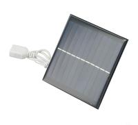 Desiumite 5w 55v USB Solar Panel Charger Polycrystalline Silicon for 37v5v Batteries Having for Elite Conversion Efficiency Compact Format Plus Excellent Lowlight Performan