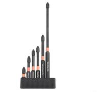 Desiumite 7pcs PH2 Magnetic Screwdriver Bit Set for Electric & Hand Drills, Alloy Steel Torque Resistant Driver Bit with 25-150mm Cross Tips, Duty