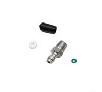 Desiumite 8Mm Male Quick Connect Fill Nipple Stainless Steel 300 Bar Rated Replacement Kit For HPA/N2 Systems One-Way Foster(1/8 NPT)