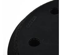 Desiumite 9 in 230 mm 6-Hole Wall Polishing Sanding Pad with 10 mm Thread Hook and Loop for Power Tools, Compatible with Dustless and Porta Cable Sanders