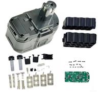 Desiumite ABS Plastic Housing 18V for P108 P103 for Battery ABS Plastic | Strong ABS plastic shell, protects internal cells, fits P108 P103 models, for durable housing solution
