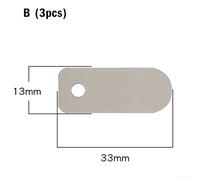 Desiumite Air Models Head Valve Compressor Replacement Set 3pcs Oil for Silent Metal Air Plate Compatible with A/b/c/d/e/f/g/h/i/j/k/l/m Compressor(B)