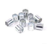 Desiumite Alloy Bearing Spacers for Skateboard and Scooter Wheels, 10mm Length, 8mm Inner Diameter, Compatible with 8mm Axles, Set of 4 or 8 Pieces(Silver 8pcs)