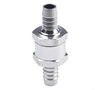 Desiumite Aluminum Alloy Fuel Non-Return Valve for Automotive, Marine & Agricultural Use - Resistant to Petrol, Kerosene - 6/8/10/12/14/16mm Compatible with Water(10mm)