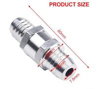Desiumite Aluminum Alloy Fuel Non-Return Valve for Automotive, Marine & Agricultural Use - Resistant to Petrol, Kerosene - 6/8/10/12/14/16mm Compatible with Water(16mm)