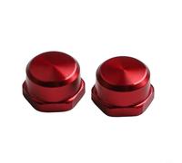Desiumite Aluminum Alloy Spindle Nut for Fishing Reels - Modified 7×4 mm Rocker Handle Screw Replacement, 2-Piece Set, Lightweight & -Fit Reel(red)