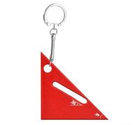 Desiumite Aluminum Alloy Triangle Ruler 45 Degree and 90 Degree Right Angle Measuring Tool with Dual-Scale CM/in for Woodworking, Two-Way 0-Point