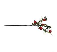 Desiumite Artificial Persimmon, Pomegranate & Orange Fruit Branch Decor - Autumn Floral Home Décor for Living Room, Dining Area and Café, For EVA Material,(Red Pomegranate)