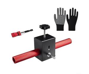 Desiumite Automatic Wall Wiring Machine for Electric Drill Connection, 3-6mm Cable Threading and Pulling Tool for Construction, Electrical, Communication(B)