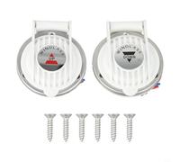 Desiumite Boat Anchor Windlass Foot Switch Pair for Marine Anchor Winch Up and Down Control with Safety Cover, 12V/24V DC Electric Windlass Compatible, Composite Plastic