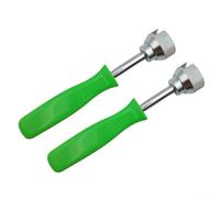 Desiumite Brake Spring Compressor Tool for Drum Brake Repair Installation Washer Removal Car Motorcycle Truck Steel Center Stem ABS Handle 2pcs