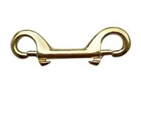 Desiumite Brass Double-Ended Bolt Snap Clip for Scuba Diving and Snorkeling, 10 cm Spring-Loaded Diver Buckle, Marine Hardware(sku)