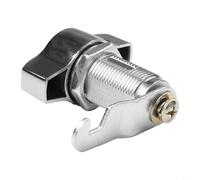 Desiumite Cabinet Cam Lock Zinc Alloy Keyless Mechanical Padlock for Furniture Mailbox Plus Drawer Security Silver Finish for Easy Installation Having 16mm 20m and Cupboard(30mm)