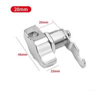 Desiumite Cabinet Mailbox Cupboard Cam Lock Zinc 20m Keyless Mechanical Padlock for Furniture and Plus Drawer Security Silver Finish Simple Installation Having 16mm Alloy(20mm)