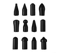 Desiumite Car Dent Repair Hammer Kit with 12 Pcs Replacement Heads, Paintless Auto Body Repair Tools for All Colors and Vehicle Types, ABS Material, Rubber Mallet Combina