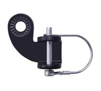 Desiumite Carbon Steel For Bike Trailer Hitch Adapter for Kids, Pet and Cargo Trailers - Compatible with Most Models, 5.7 cm, Black(90°)