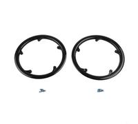 Desiumite Chainring Guard for Crankset 46-48T 4/5-Hole Plastic Chain Guard Compatible with Mountain For Bike, Folding For Bike, Bus - Brown with Transparent(48T)