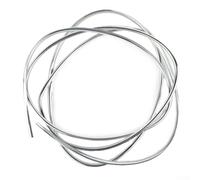 Desiumite Chrome-Plated ABS Car Trim Moulding Strip, 6mm Width x 2m Roll, for Door For Edge Scratch Protection, Compatible with Most Cars, For Easy-Cut & Self- Installati