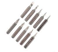 Desiumite Chrome Vanadium Steel Screwdriver Bits Set 4mm Hex Shank 28mm Length Magnetic Tips for PH00 PH0 for PZ1 PZ0 SL3.0 SL2.0 SL1.0 for T5 T4 for Five Star 0.8 Electric Power