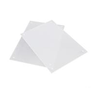 Desiumite Clear Acrylic Photo Frame Magnetic Display Stand Desktop Decorations For Portrait Landscape Photos, Home Office Decoration(15 x 21cm)