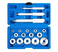 Desiumite Comprehensive 17-Piece Wheel Bearing Race And Seal Installer Set Aluminium Alloy Tool Kit With Case