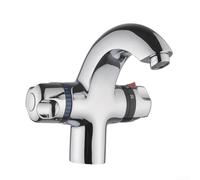 Desiumite Copper Thermostatic Basin Faucet with Concealed-Piping and Precise Temperature Control for Hot and Cold Water in Kitchen or Bathroom