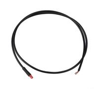 Desiumite Electric Bike Waterproof Connector Cable Signal Line Extension with 2/3/4/5/6 Pin Options Plastic and Steel Material (2 Pin Male)