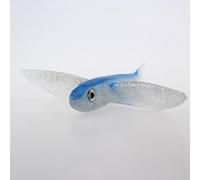 Desiumite Floating TPR and Submersible PVC Fishing Lure for Saltwater, Soft Body Blue Tuna Bait Compatible with Kingfish, Horse Mackerel, 17-21 cm,(Submersible PVC small size 17cm66g)