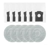 Desiumite For For X100 For Replacement Mop Cloth And Dust Bag Kit With Strong Seal For Efficient Dust Trapping And Consistent Airflow Performance