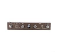 Desiumite For M-VAVE Chocolate Plus For MIDI Footswitch Controller With USB Connection, Rechargeable Four-Button For Musicians(Brown)