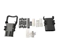 Desiumite Forklift Battery Quick Connector 80A 160A 320A High Current Lithium Battery Charging Connector With Signal Terminal For Electric Vehicle UPS(320A female + male)