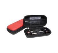 Desiumite Hard For EVA For Dart Board Accessory Case for Steel Tip & Soft Tip Darts - 3-For Dart Organizer with Shaft/Flight/Tip Storage, Mesh Pockets & Carry Handle,(Red)