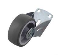 Desiumite Heavy Duty Anti Sag Door Bottom Support Wheel, Adjustable Height Steel and Rubber Roller with Rust-Resistant Silent Movement, Load Bearing Pulley for Cabinet(Black)