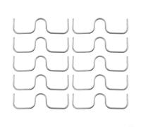 Desiumite M-Shaped Zinc Branch Spreaders for Fruit Trees Garden Tools Growth Shape Improve Sunlight Air Circulation White 8cm 13cm 18cm Pack of 10 18 50(18cm)