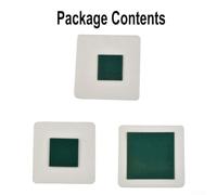 Desiumite Magnetic Field Viewer Film Flexible Detecting Static a Patterns 50x50mm 25x25mm 30x30mm Dark Green Magnetic Sheet for Science Education Premium for Control(B)