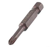 Desiumite Magnetic For Phillips Screwdriver Bit Set 50mm Hex Shank Driver Bits PH00 PH0 PH1 PH2 for Electric Drill and Hand Tools, Precision Cross Head Power Tool (PH2x50x4)