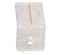 Desiumite Magnifier Baffle for Sliding Table Saw - Transparent or Red Plastic Lens with 25mm/32mm Hole Options, Compatible with for Edge Banding Woodworking Machines (1 pc)(25mm 1 Holes)