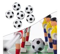 Desiumite Mini Foosball Table Balls 32mm Diameter, 6-Pack Replacement for KICKER, Striker, Barcelona, Roma Tables, Compatible with 135cm Foosball Games, ABS Material,